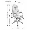 SONATA XXL fotel czarny