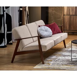 MILANO 3S sofa - beżowy tap. Castel 15