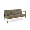 MILANO 3S sofa - oliwkowy tap. Castel 39