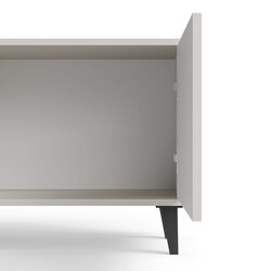 RANDOM 2 RTV-2 stolik RTV 180 cm kaszmir / orzech / czarny