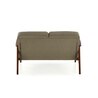 MILANO 2S sofa - oliwkowy tap. Castel 39