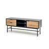 MURANO RTV-1 stolik RTV dąb artisan/czarny