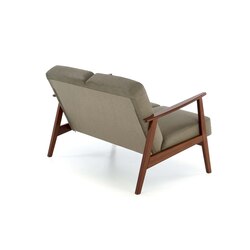 MILANO 2S sofa - oliwkowy tap. Castel 39