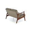 MILANO 2S sofa - oliwkowy tap. Castel 39