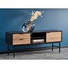 MURANO RTV-1 stolik RTV dąb artisan/czarny