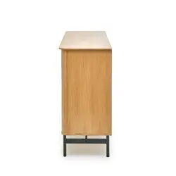 SMART komoda KM-1 dąb naturalny/czarny