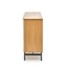 SMART komoda KM-1 dąb naturalny/czarny
