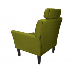 Fotel DENVER nogi venge BL75 - oliwkowy velvet