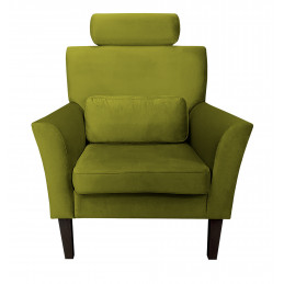 Fotel DENVER nogi venge BL75 - oliwkowy velvet