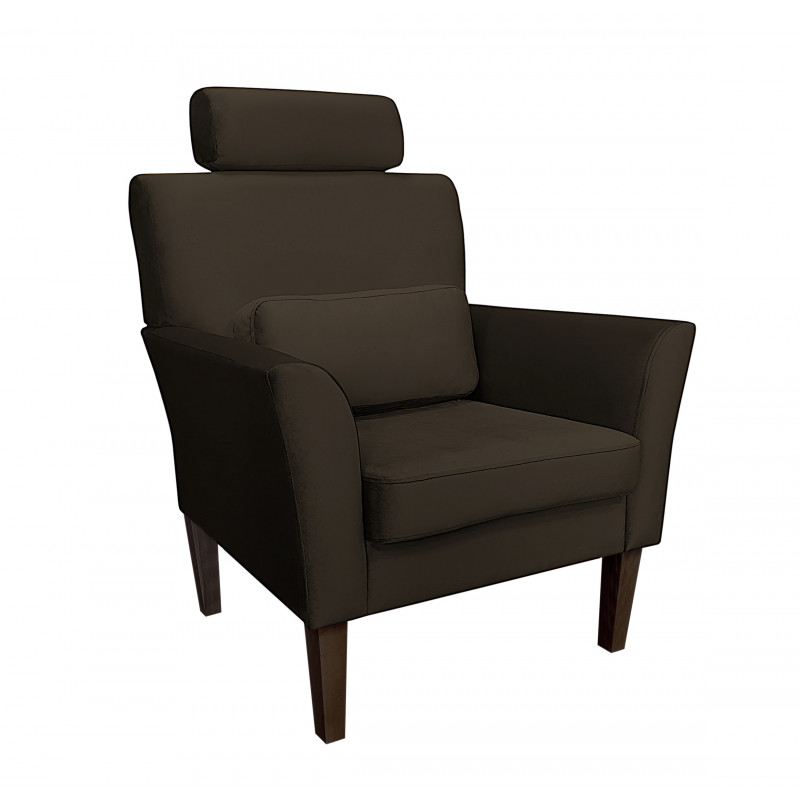 Fotel DENVER nogi venge MG05 – brązowy velvet