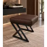 Pufa ławka ZETA LOFT eko-skóra D2 – elegancki taboret i podnóżek