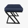 Pufa ławka ZETA LOFT eko-skóra D4 – elegancki taboret i podnóżek
