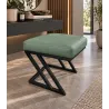 Pufa ławka ZETA LOFT eko-skóra D7 – elegancki taboret i podnóżek