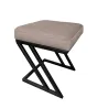 Pufa ławka ZETA LOFT eko-skóra D11 – elegancki taboret i podnóżek