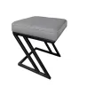 Pufa ławka ZETA LOFT eko-skóra D22 – elegancki taboret i podnóżek