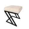 Pufa ławka ZETA LOFT eko-skóra – elegancki taboret i podnóżek