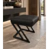 Pufa ławka ZETA LOFT eko-skóra – elegancki taboret i podnóżek