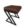 Pufa ławka ZETA LOFT eko-skóra – elegancki taboret i podnóżek