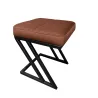 Pufa ławka ZETA LOFT eko-skóra – elegancki taboret i podnóżek
