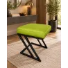 Pufa ławka ZETA LOFT eko-skóra – elegancki taboret i podnóżek