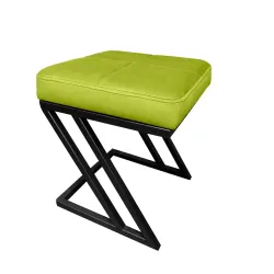 Pufa ławka ZETA LOFT eko-skóra – elegancki taboret i podnóżek