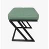 Pufa ławka ZETA LOFT eko-skóra – elegancki taboret i podnóżek