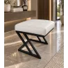 Pufa ławka ZETA LOFT eko-skóra – elegancki taboret i podnóżek