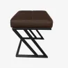 Pufa ławka ZETA LOFT eko-skóra – elegancki taboret i podnóżek