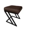Pufa ławka ZETA LOFT eko-skóra – elegancki taboret i podnóżek