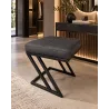 Pufa ławka ZETA LOFT eko-skóra – elegancki taboret i podnóżek