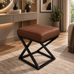 Pufa ZOA LOFT czarny stelaż D3
