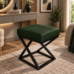 Pufa ZOA LOFT czarny stelaż D6