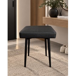 Taboret MAX D1 czarny - podstawa czarna