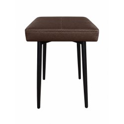 Taboret MAX D2 brązowy - podstawa czarna
