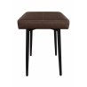 Taboret MAX D2 brązowy - podstawa czarna