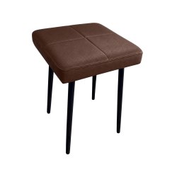 Taboret MAX D2 brązowy - podstawa czarna