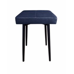 Taboret MAX D4 granatowy - podstawa czarna
