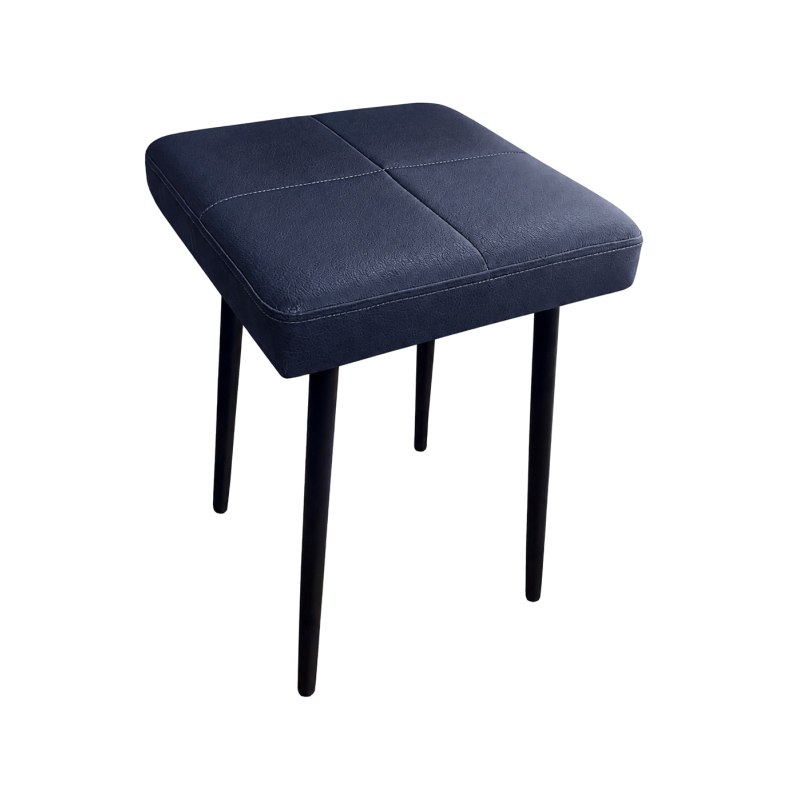 Taboret MAX D4 granatowy - podstawa czarna