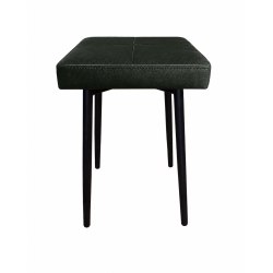 Taboret MAX D6 ciemny zielony - podstawa czarna