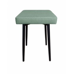 Taboret MAX D7 seledynowy - podstawa czarna