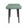 Taboret MAX D7 seledynowy - podstawa czarna