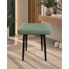 Taboret MAX D7 seledynowy - podstawa czarna