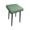 Taboret MAX D7 seledynowy - podstawa czarna