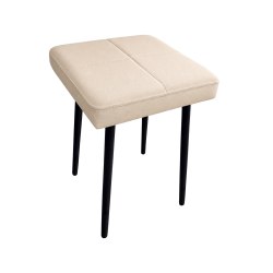 Taboret MAX D18 waniliowy - podstawa czarna