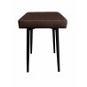 Taboret MAX D19 wenge (bardzo ciemny brązowy)  - podstawa czarna