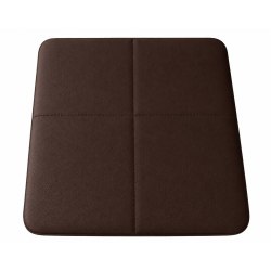 Taboret MAX D19 wenge (bardzo ciemny brązowy)  - podstawa czarna