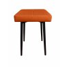 Taboret MAX D20 pomarańczowy  - podstawa czarna