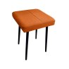 Taboret MAX D20 pomarańczowy  - podstawa czarna