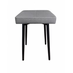 Taboret MAX D22 jasny szary  - podstawa czarna