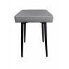 Taboret MAX D22 jasny szary  - podstawa czarna